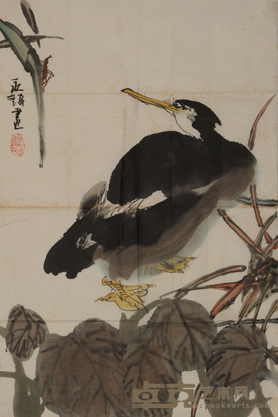黄永镇 鱼鹰 45×68约2.8平尺