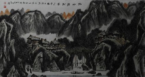 钟纪明 绿水绕村寨