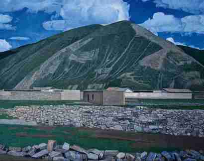 郑波 1992年作 神圣的山