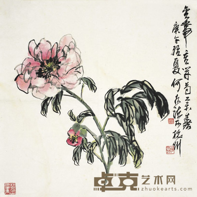 何水法 绮罗香泽 69×69cm