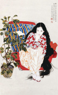 张颖 甲申（2004年）作 美人季节 软片