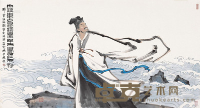 邢宝庄 癸亥(1983)年作 苏东坡词意 镜片 80.5×148cm