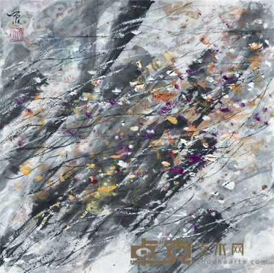 刘一原 秋叶 68×68cm 约: 4.1平尺
