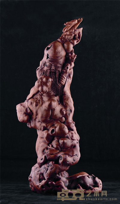 何平 老寿星 36×26×27CM