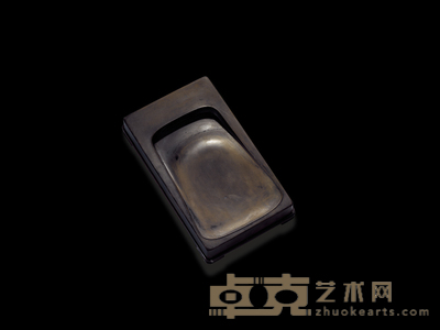 长方澄泥砚 长:24cm 宽:14cm