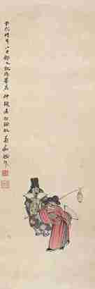 王瑶卿 甲戌（1934年）作 打面缸 立轴