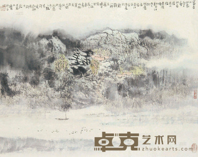 宋玉麟 富春山印象 47.5×59cm