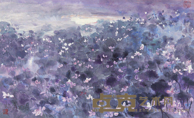 聂危谷 月如霜 42×69cm