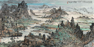 宗其香 1996年作 桂林山水