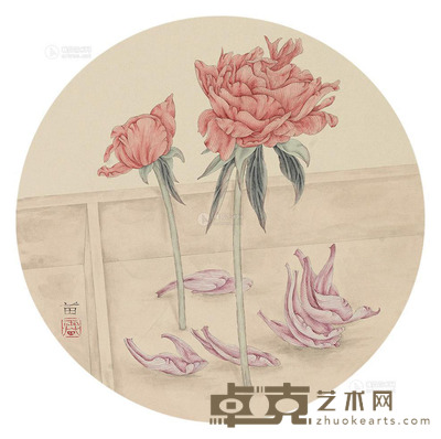 雷苗 花卉 直径32cm