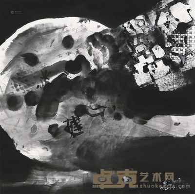 刘子健 2007年作 无题 68×68cm