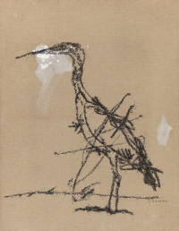 叶永青 2006年作 画鸟