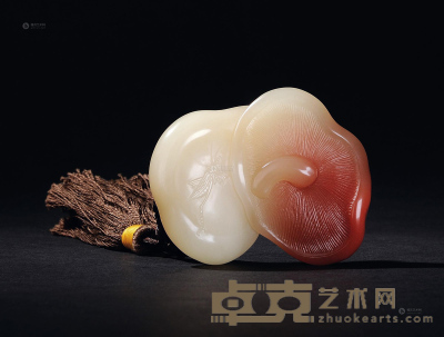 芙蓉石灵菇把玩件 1.9×6.3×5.1cm