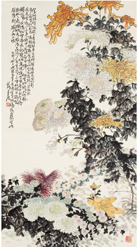 谢公展  花卉