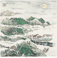 梁洪涛  山水