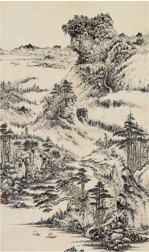 张文瑞  山水