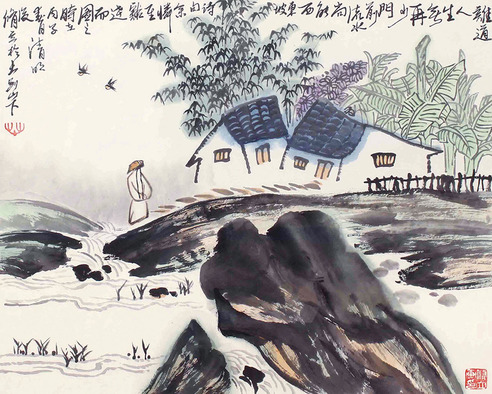 朱修立 山水