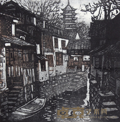翁承豪 水巷 17×17