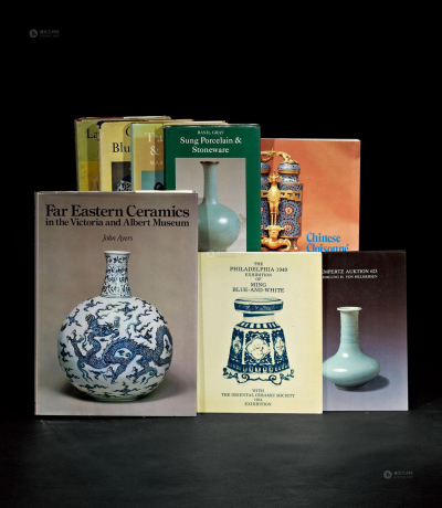 1954－1987年作 《维多利亚和阿尔伯特博物馆藏远东瓷器》 《东方青花瓷》等 共8册