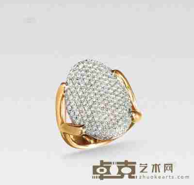 LUCA CARATI 18K金钻石戒指 --