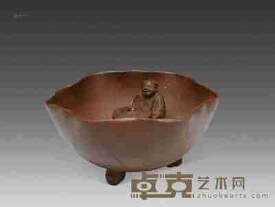 清 十九世纪 紫砂公道杯 高5.6cm