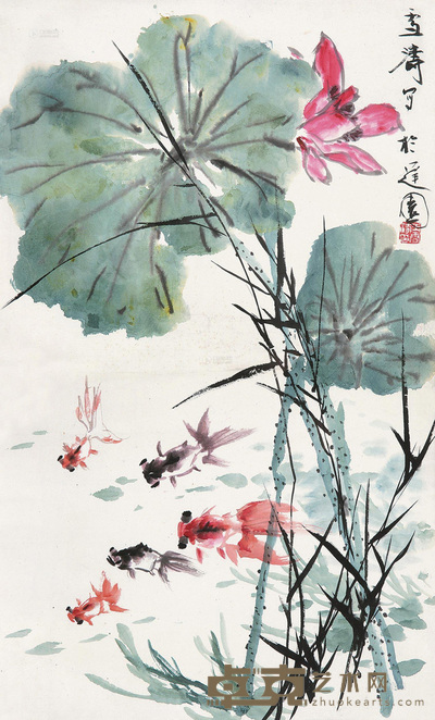 王雪涛 金玉满堂 镜心 67×40cm