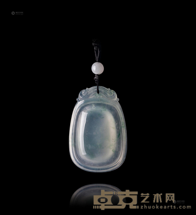 天然翡翠冰种福贝挂件 --