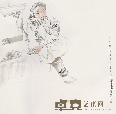 李爱国 2013年作 三月 镜心 68.5×69cm