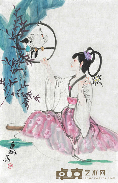 魏康翔 人物 69×46cm 约:2.86平尺