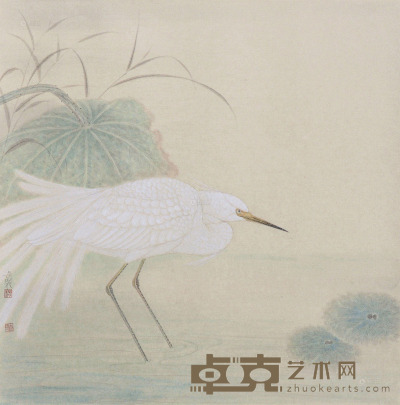 杨立奇     水鸟 40×40cm