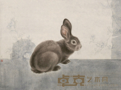 王君     兔子 47×63cm