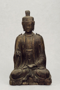 明 木雕菩萨像