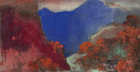 杨善深     辛亥（1971）年作 香山红叶