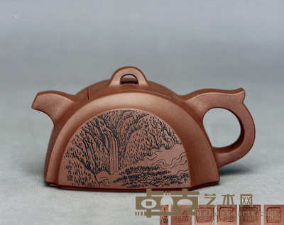 程辉制、宋玉麟画虹途壶 --