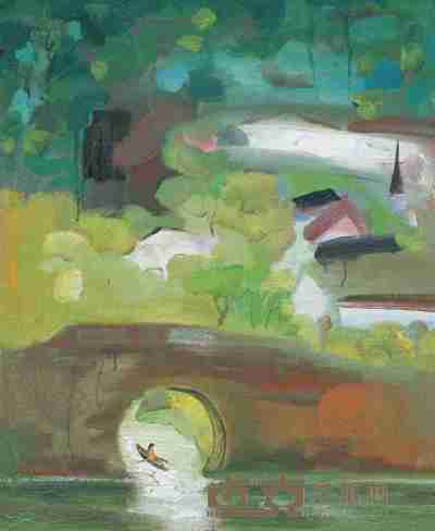 金国明 2007年作 国明的世界—梦云系列No.133 油彩 画布 65×54cm