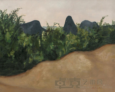 段建伟     2005年作 风景之二 布面油画 80×100cm