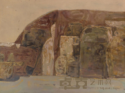 郭正善     1998年作 静物 布面油画 96×126cm