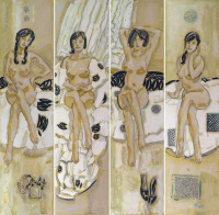 程丛林     2007年作 二郎腿系列 布面油画