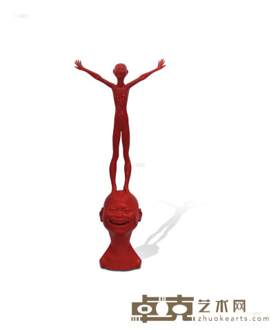 陈文令     红孩儿—梦幻童年 铸铜着色 110×20×30cm