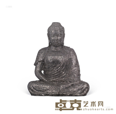 郑路     2008年作 问语心觉 不锈钢雕塑 60×78×100cm