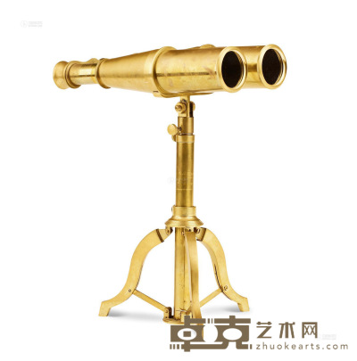 19世纪 立式双筒望远镜 长24×高33.5cm