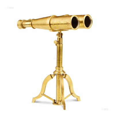 19世纪 立式双筒望远镜