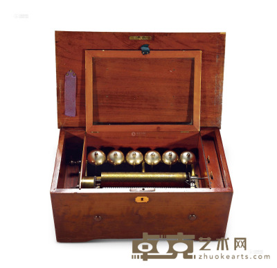 19世纪初期 八音盒 长28×宽48×高20cm