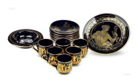 20世纪中期 陶瓷茶具 （十四件）