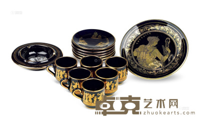 20世纪中期 陶瓷茶具 （十四件） --