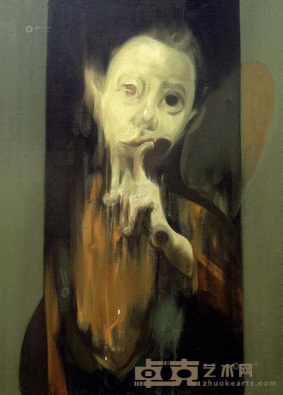 徐兰 2014年作 肖像2 布面油画 75×70cm