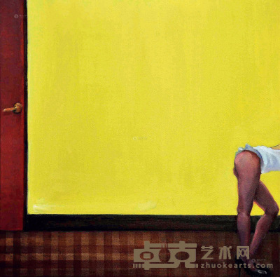 梁超富     2014年作 私生活场景2 布面油画 40×40cm