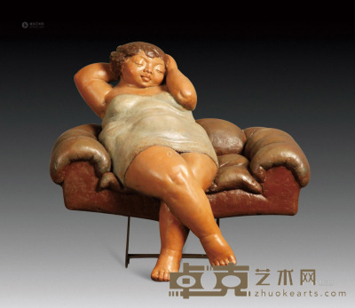 潘柯     2013年作 妄空 雕塑树脂 60cm