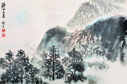 朱修立 钟山之晨