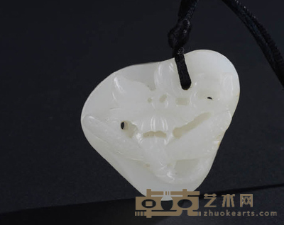 白玉一品清廉挂件 